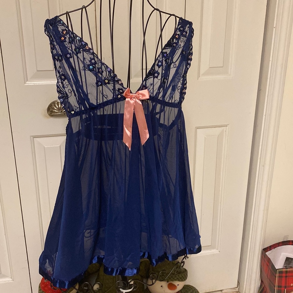 Navy XL beautiful short nightie